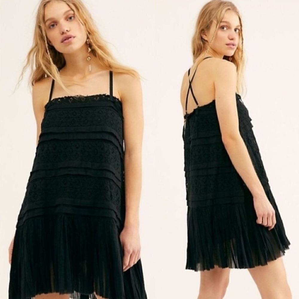Free People Shailee Dress in Black Size XS